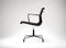 Vintage Aluminium Group Ea108 Swivel Office Desk Chairs in Black Hopsack by Eames for Vitra, 1990s 6