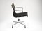 Vintage Aluminium Group Ea108 Swivel Office Desk Chairs in Black Hopsack by Eames for Vitra, 1990s 5