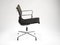 Vintage Aluminium Group Ea108 Swivel Office Desk Chairs in Black Hopsack by Eames for Vitra, 1990s, Image 5