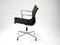 Vintage Aluminium Group Ea108 Swivel Office Desk Chairs in Black Hopsack by Eames for Vitra, 1990s, Image 8