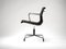 Vintage Aluminium Group Ea108 Swivel Office Desk Chairs in Black Hopsack by Eames for Vitra, 1990s 9