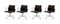 Vintage Aluminium Group Ea108 Swivel Office Desk Chairs in Black Hopsack by Eames for Vitra, 1990s, Image 10