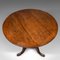 Antique Tilt Top Occasional Table in Oak, 1780 9