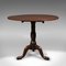 Antique Tilt Top Occasional Table in Oak, 1780 3
