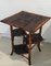 19th Century Chinoiserie Service Table in Tiger Bamboo, Image 1