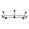 Space Age Iron & Wood Coat Rack 12