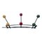 Space Age Iron & Wood Coat Rack, Image 6