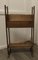 Arts and Crafts Oak Slope-Shelf Bookcase with Shelf, 1940s 5