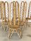Bamboo Chairs, 1970s, Set of 6 2