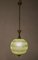 Mid-Century Italian Green and Yellow Glass Pendant Lamp, 1960s 6