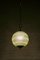 Mid-Century Italian Green and Yellow Glass Pendant Lamp, 1960s 4