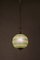 Mid-Century Italian Green and Yellow Glass Pendant Lamp, 1960s, Image 11