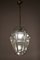 Mid-Century Italian Lanter Pendant Lamp in the style of Adolf Loose Style, 1950s 3