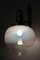 Space Age Italian Chromed Wall Milk Murano Glass Lamp by Gaetano Sciolari, 1960s 3