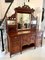 Antique Victorian Sideboard in Carved Walnut with Mirror, 1880 1