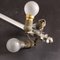 Art Deco French Ceiling Light in Chrome & Glass, 1930s 7