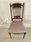 Antique Victorian Side Chairs in Carved Mahogany, 1890, Set of 2, Image 5
