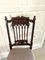 Antique Victorian Side Chairs in Carved Mahogany, 1890, Set of 2, Image 11