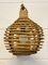 Wall Lamps in Wicker and Bamboo, 1970s, Set of 3, Image 8