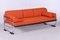 Bauhaus Sofa in Orange von Robert Slezak, 1930er 1
