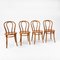 Vintage Birch Bentwood Dining Chairs, 1960s, Set of 4 7