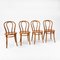 Vintage Birch Bentwood Dining Chairs, 1960s, Set of 4, Image 7