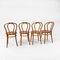 Vintage Birch Bentwood Dining Chairs, 1960s, Set of 4 5