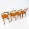 Vintage Birch Bentwood Dining Chairs, 1960s, Set of 4, Image 3