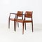 Model 65 Rosewood Dining Chairs by Niels Otto (N. O.) Møller for J.L. Møllers, Set of 2, Image 2