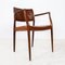Model 65 Rosewood Dining Chairs by Niels Otto (N. O.) Møller for J.L. Møllers, Set of 2, Image 10
