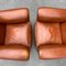 Italian Poltrona Frau Chairs in Leather, 1970s, Set of 2 11