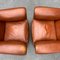 Italian Poltrona Frau Chairs in Leather, 1970s, Set of 2, Image 11