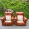 Italian Poltrona Frau Chairs in Leather, 1970s, Set of 2, Image 18