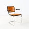 Silla Cesca vintage de cuero de Marcel Breuer para Thonet, años 70, Imagen 8