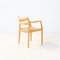 Oak Model 67 Papercord Dining Chair by Niels Otto (N. O.) Møller for J.L. Møllers 4