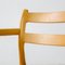 Oak Model 67 Papercord Dining Chair by Niels Otto (N. O.) Møller for J.L. Møllers 12