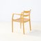 Oak Model 67 Papercord Dining Chair by Niels Otto (N. O.) Møller for J.L. Møllers 6