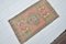 Vintage Turkish Handmade Door Rug in Wool, Image 2