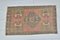 Vintage Turkish Handmade Door Rug in Wool 1