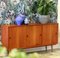 Credenza in teak con ante scorrevoli, Danimarca, anni '60, Immagine 13