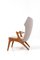 Poltrona Wing Chair in quercia di Kurt Østervig, Danimarca, anni '50, Immagine 7