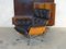 Chaise Pivotante en Contreplaqué et Cuir Noir attribuée à Martin Stoll pour Giroflex Ag, 1960s 2