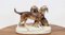 Estatuilla de cerámica esmaltada de perros de caza, años 70, Imagen 1