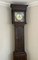 Reloj Longcase George III de roble tallado y latón, Imagen 11
