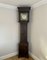 George III Carved Oak Brass Face Longcase Clock 8