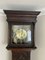 George III Carved Oak Brass Face Longcase Clock 7