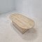 Italian Coffee Table in Travertine, 1980s 8