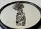 Art Nouveau Pendant & Necklace in Silver by F. Bang for Jugendstil, Denmark, 1920s, Set of 2 1