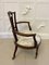 Antique Victorian Inlaid Mahogany Armchair, 1880 2