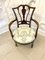 Antique Victorian Inlaid Mahogany Armchair, 1880 5